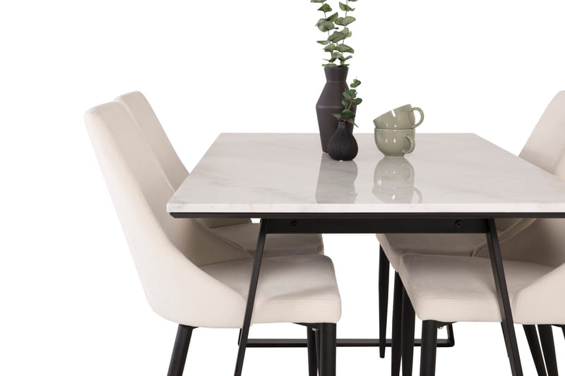 Admira Matgrupp med 4 Ludde Matstol - Möbler - Bord & matgrupp - Matgrupp