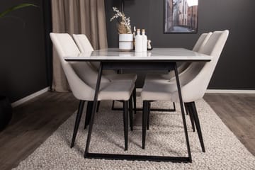 Admira Matgrupp med 4 Ludde Matstol - Möbler - Bord & matgrupp - Matgrupp