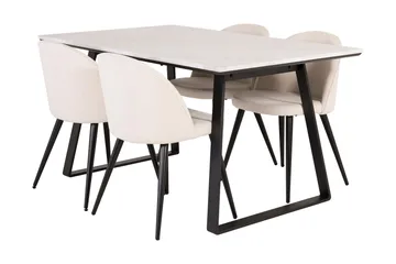 Admira Matgrupp med 4 Valera Matstol Manchester - Möbler - Bord & matgrupp - Matgrupp