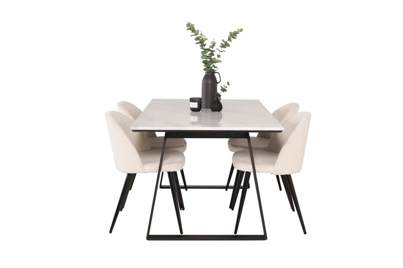 Admira Matgrupp med 4 Valera Matstol Manchester - Möbler - Bord & matgrupp - Matgrupp
