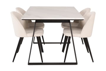 Admira Matgrupp med 4 Valera Matstol Manchester - Möbler - Bord & matgrupp - Matgrupp