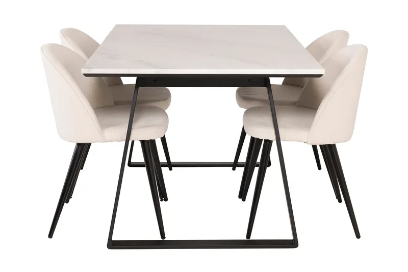 Admira Matgrupp med 4 Valera Matstol Manchester - Möbler - Bord & matgrupp - Matgrupp