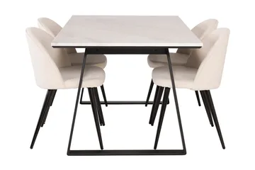 Admira Matgrupp med 4 Valera Matstol Manchester - Möbler - Bord & matgrupp - Matgrupp