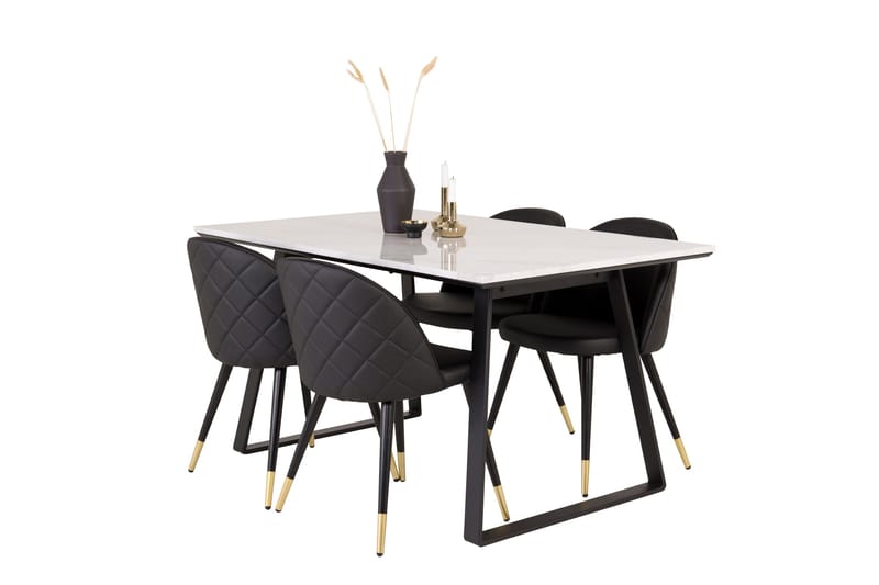 Admira Matgrupp med 4 Valera Matstol - Möbler - Bord & matgrupp - Matgrupp