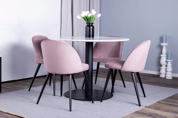 Admira Matgrupp med 4 Valeri Matstolar - Möbler - Bord & matgrupp - Matgrupp