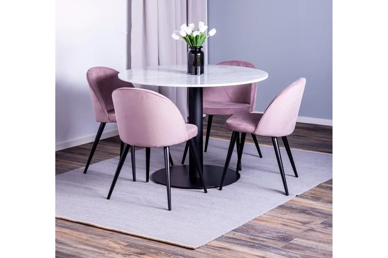 Admira Matgrupp med 4 Valeri Matstolar - Möbler - Bord & matgrupp - Matgrupp