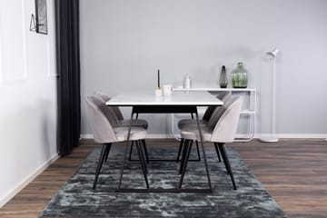 Admira Matgrupp med 4 Valerie Köksstol Sammet - Möbler - Bord & matgrupp - Matgrupp