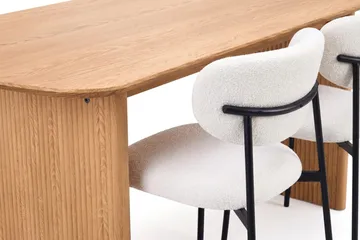 Alma Matgrupp rektangulärt 180 cm Ek med 6 Lucy Matstolar - Ek - Möbler - Bord & matgrupp - Matgrupp