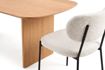 Alma Matgrupp rektangulärt 220 cm Ek med 6 Gemmiano Matstolar - Ek - Möbler - Bord & matgrupp - Matgrupp