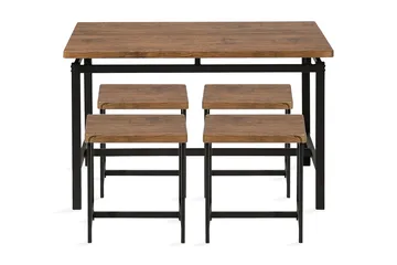 Arlington Matgrupp 75 cm - Svart - Möbler - Bord & matgrupp - Matgrupp