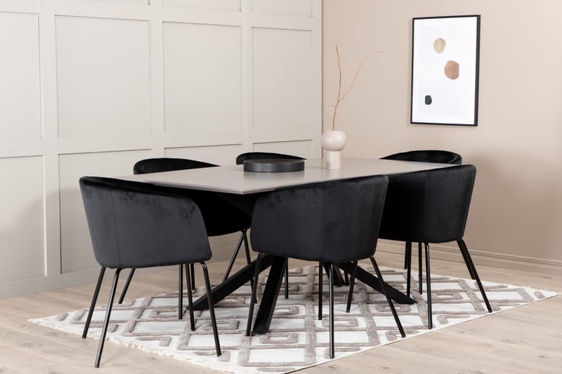 Matgrupp Arnulf 190 cm inkl 6 Beraid Stolar - Matgrupp