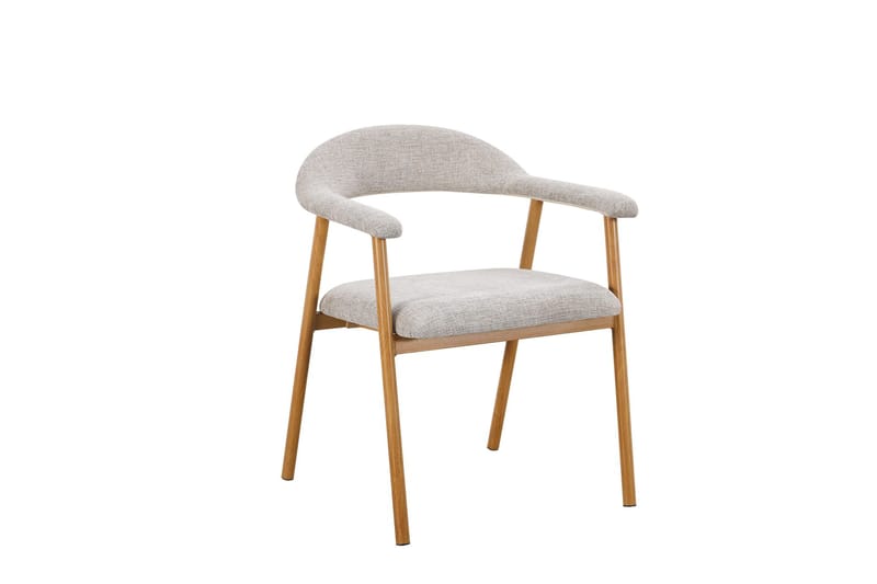 Arvo Matgrupp runt 120 cm Ek med 4 Ronja Matstolar - Ek/Ek - Möbler - Bord & matgrupp - Matgrupp