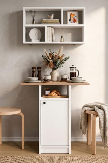 Avero Matbord- 72x73,8x44,5 cm - Vit och ek - Möbler - Bord & matgrupp - Matgrupp