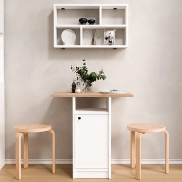 Avero Matbord- 72x73,8x44,5 cm - Vit och ek - Möbler - Bord & matgrupp - Matgrupp