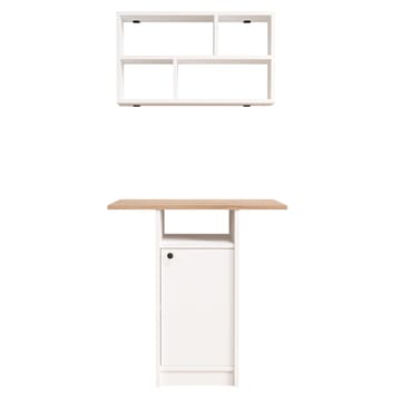 Avero Matbord- 72x73,8x44,5 cm - Vit och ek - Möbler - Bord & matgrupp - Matgrupp
