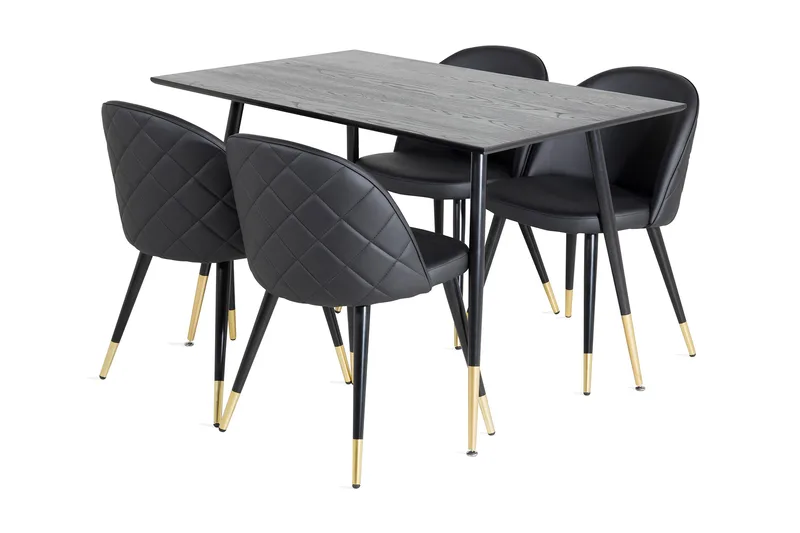 Balisa Matbord 120 cm med 4 st Valera Matstol