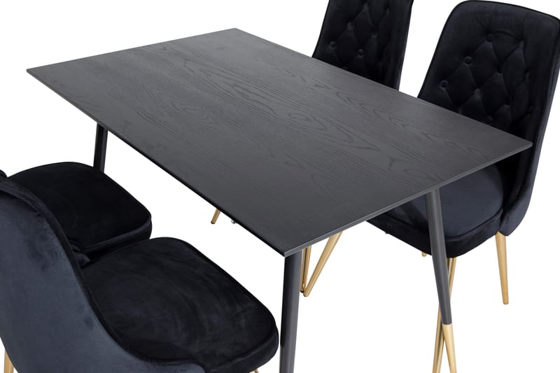 Balisa Matbord 120 cm med 4 st Valerie Lyx Sammetsstol - Möbler - Bord & matgrupp - Matgrupp