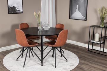 Balisa Matgrupp 115 cm Rund + 4 Ypas Matstolar - Möbler - Bord & matgrupp - Matgrupp