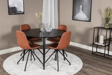 Balisa Matgrupp 115 cm Rund + 4 Ypas Matstolar - Möbler - Bord & matgrupp - Matgrupp