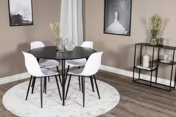 Balisa Matgrupp 115 cm Rund + 4 Ypas Matstolar - Möbler - Bord & matgrupp - Matgrupp