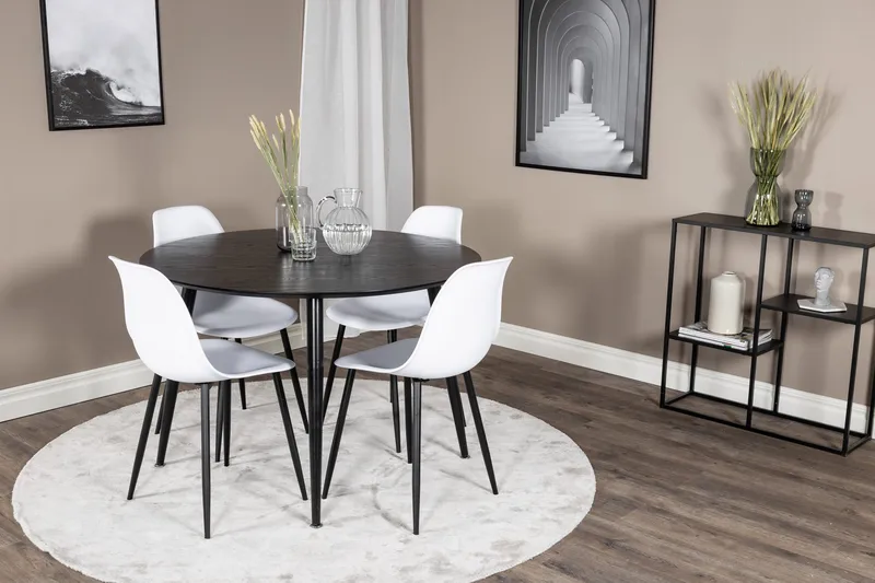 Balisa Matgrupp 115 cm Rund + 4 Ypas Matstolar