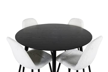 Balisa Matgrupp 115 cm Rund + 4 Ypas Matstolar - Möbler - Bord & matgrupp - Matgrupp