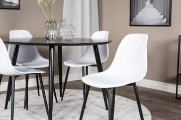 Balisa Matgrupp 115 cm Rund + 4 Ypas Matstolar - Möbler - Bord & matgrupp - Matgrupp