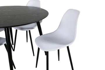 Balisa Matgrupp 115 cm Rund + 4 Ypas Matstolar - Möbler - Bord & matgrupp - Matgrupp