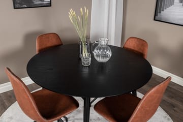 Balisa Matgrupp 115 cm Rund + 4 Ypas Matstolar - Möbler - Bord & matgrupp - Matgrupp