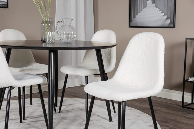 Balisa Matgrupp 115 cm Rund + 4 Ypas Matstolar - Möbler - Bord & matgrupp - Matgrupp