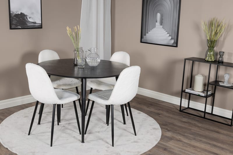 Balisa Matgrupp 115 cm Rund + 4 Ypas Matstolar - Möbler - Bord & matgrupp - Matgrupp