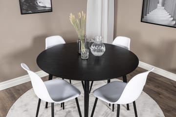 Balisa Matgrupp 115 cm Rund + 4 Ypas Matstolar - Möbler - Bord & matgrupp - Matgrupp