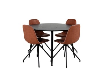 Balisa Matgrupp 115 cm Rund + 4 Ypas Matstolar - Möbler - Bord & matgrupp - Matgrupp