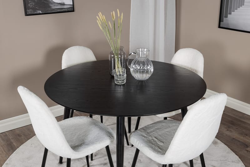 Balisa Matgrupp 115 cm Rund + 4 Ypas Matstolar - Möbler - Bord & matgrupp - Matgrupp