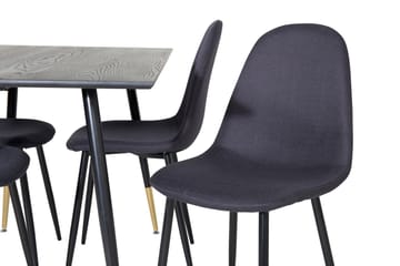 Balisa Matgrupp 120 cm inkl 4 Ypas Stolar - Svart - Möbler - Bord & matgrupp - Matgrupp