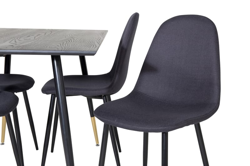 Balisa Matgrupp 120 cm inkl 4 Ypas Stolar - Svart - Möbler - Bord & matgrupp - Matgrupp