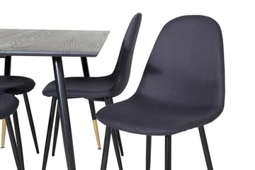 Balisa Matgrupp 120 cm inkl 4 Ypas Stolar - Svart - Möbler - Bord & matgrupp - Matgrupp