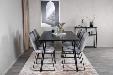 Balisa Matgrupp 180 cm + 6 st Jadraque Matstolar - Möbler - Bord & matgrupp - Matgrupp