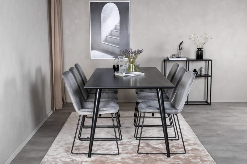 Balisa Matgrupp 180 cm + 6 st Jadraque Matstolar - Möbler - Bord & matgrupp - Matgrupp