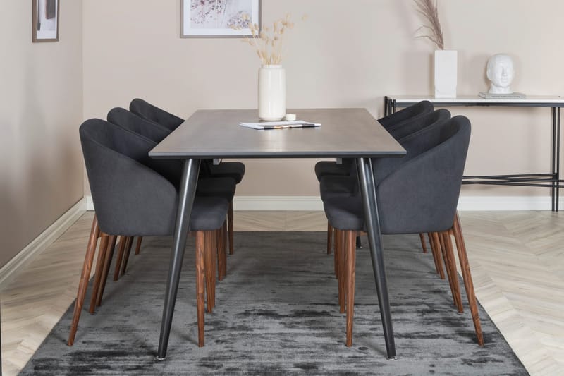 Balisa Matgrupp 180 cm + 6 st Kullersbro Matstolar