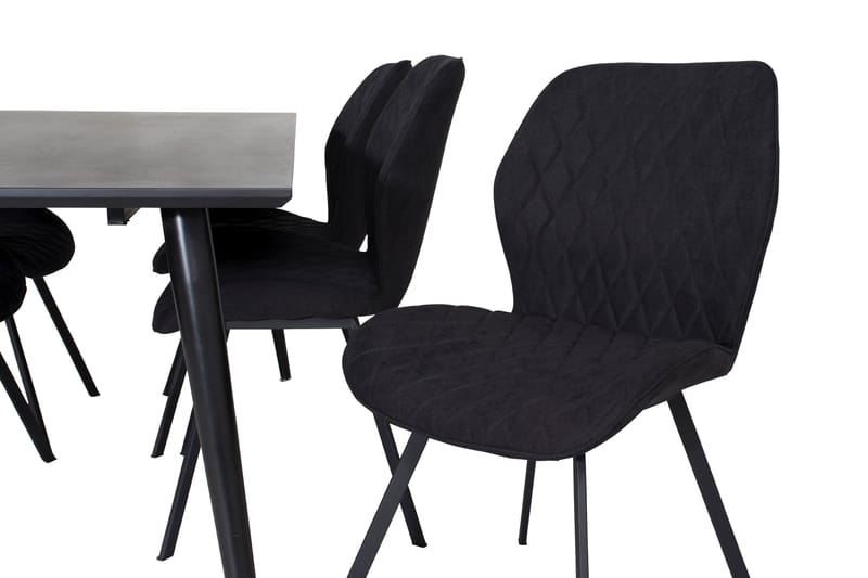 Balisa Matgrupp 180 cm inkl 6 Sumoas Stolar - Svart - Möbler - Bord & matgrupp - Matgrupp