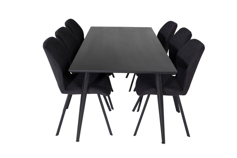 Balisa Matgrupp 180 cm inkl 6 Sumoas Stolar - Svart - Möbler - Bord & matgrupp - Matgrupp