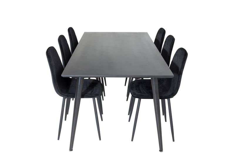 Balisa Matgrupp 180 cm inkl 6 Ypas Stolar - Svart - Möbler - Bord & matgrupp - Matgrupp