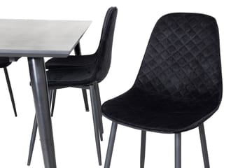 Balisa Matgrupp 180 cm inkl 6 Ypas Stolar - Svart - Möbler - Bord & matgrupp - Matgrupp