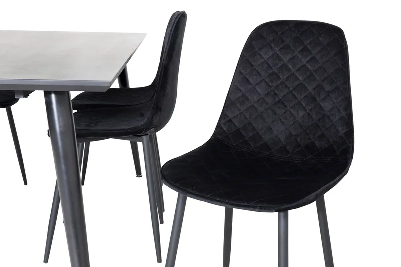 Balisa Matgrupp 180 cm inkl 6 Ypas Stolar - Svart - Möbler - Bord & matgrupp - Matgrupp