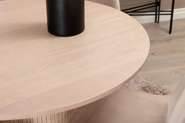 Biana Matgrupp 100 cm Rund inkl 4 Pontus Stolar - Beige/Svart - Möbler - Bord & matgrupp - Matgrupp