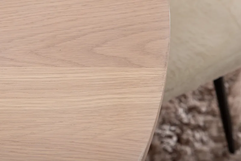 Biana Matgrupp 100 cm Rund inkl 4 Pontus Stolar - Beige/Vit/Svart - Möbler - Bord & matgrupp - Matgrupp