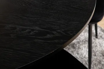 Biana Matgrupp 110 cm Rund inkl 4 Pontus Stolar - Svart - Möbler - Bord & matgrupp - Matgrupp