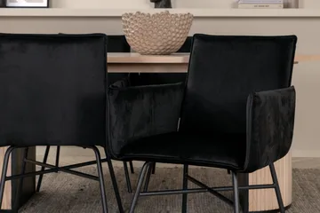 Bianca ovalt matbord med 4st Pippi matstol - Möbler - Bord & matgrupp - Matgrupp