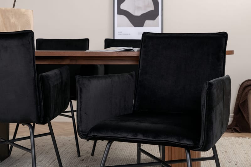 Bianca ovalt matbord med 4st Pippi matstol - Möbler - Bord & matgrupp - Matgrupp